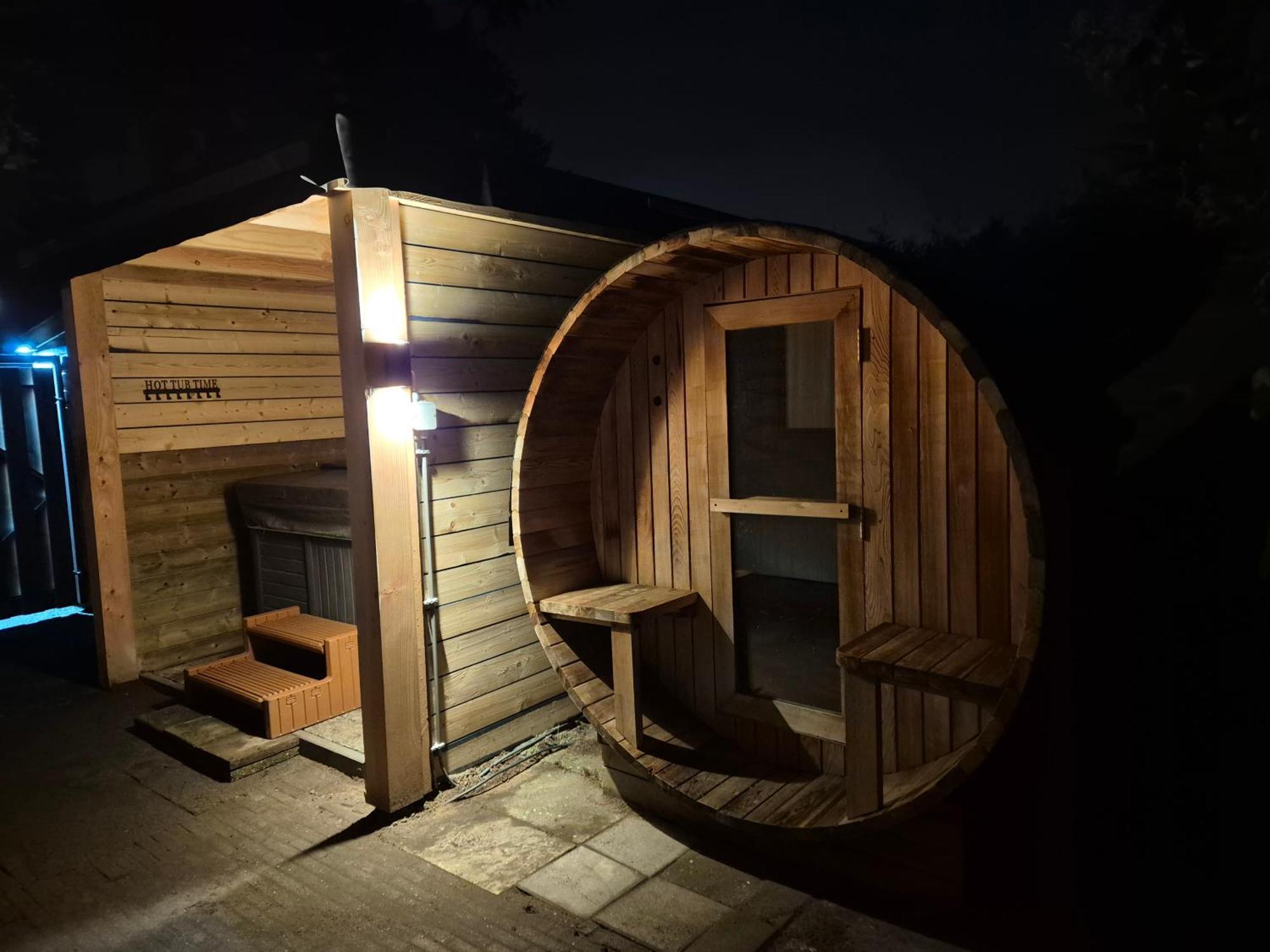 Luxe Boshuisje Met Prive Wellness & Jacuzzi Op De Veluwe Ermelo Ngoại thất bức ảnh